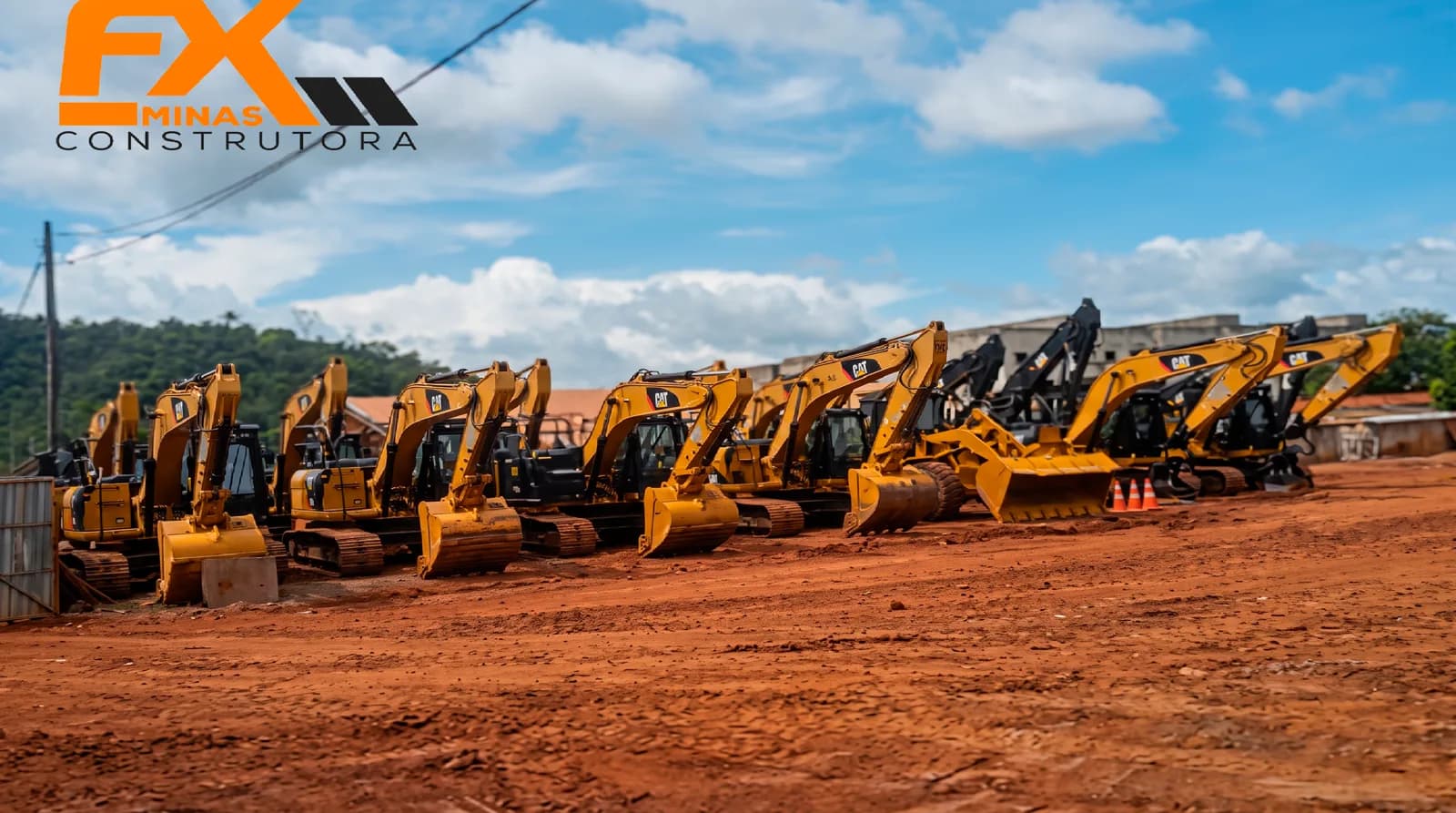 Foto da frota FX Minas em operação